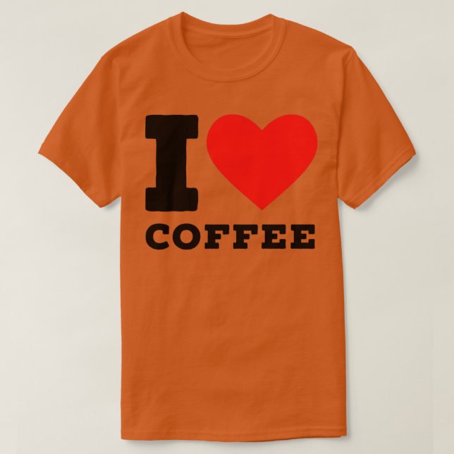 Camiseta eu adoro café5 (Frente do Design)