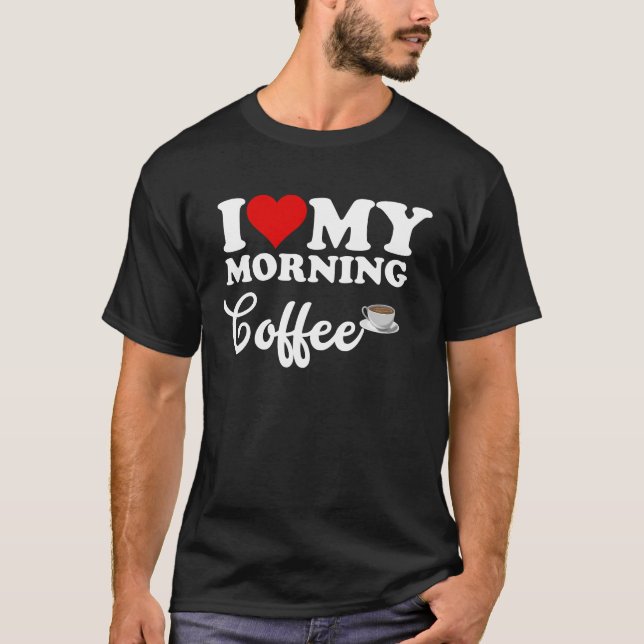 Camiseta Eu Adoro Café Da Manhã (Frente)
