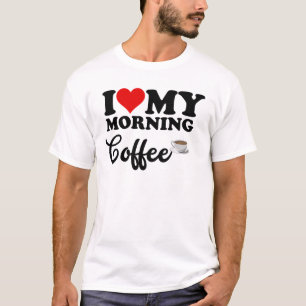 Camiseta Eu Adoro Café Da Manhã