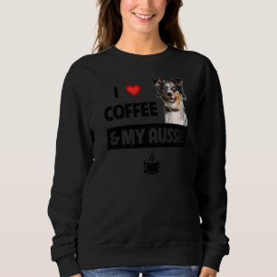 Camiseta Eu Adoro Café E Meu Cachorro Australiano Aussie