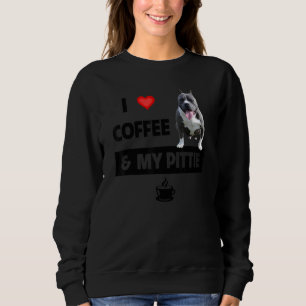 Camiseta Eu Adoro Café E Minha Mãe Pai Pitbull Animal