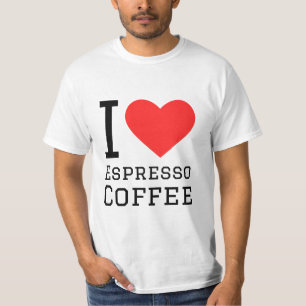 Camiseta Eu adoro café expresso