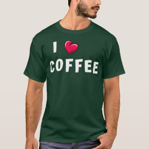 Camiseta Eu adoro café Tshirt Classic TShirt