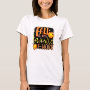 Camiseta Eu Adoro Cair Minha Palavra Favorita De Flor De Ab