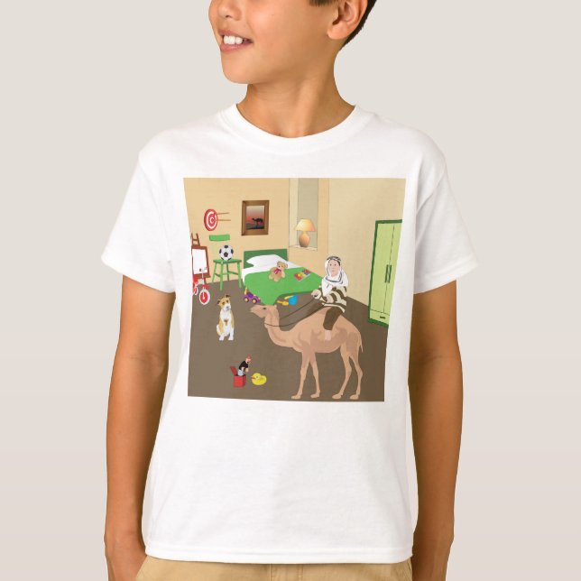 Camiseta Eu adoro camelos (Frente)