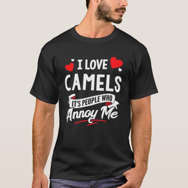 Camiseta Eu Adoro Camelos (Frente)