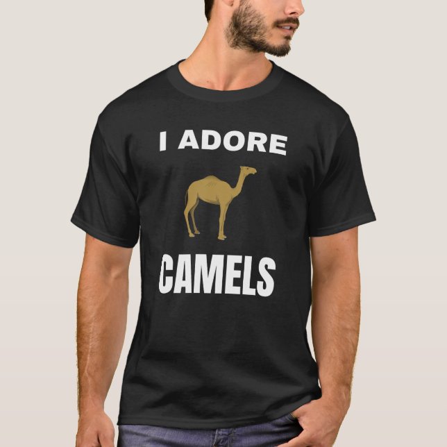 Camiseta Eu adoro Camelos (Frente)