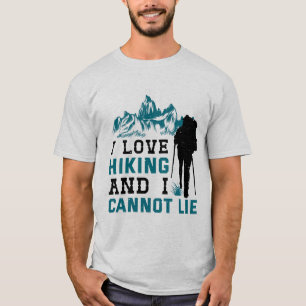 Camiseta Eu Adoro Caminhar e Não Posso Mentir