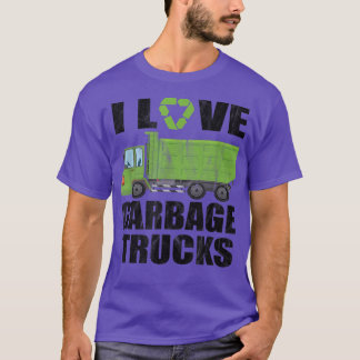 Camiseta Eu Adoro Caminhões De Lixo 982