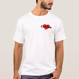 Camiseta Eu Adoro Camisa-Casal De Café