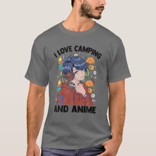 Camiseta Eu Adoro Campos E Animes - Cute Kawaii - Manga Ota