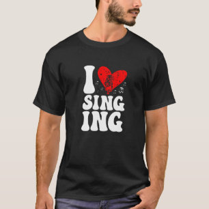 Camiseta Eu Adoro Cantar Karaoke Singer Voice Coach Premium