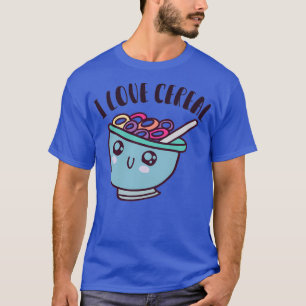 Camiseta Eu adoro Cereal kawaii