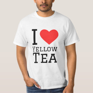 Camiseta Eu adoro chá amarelo