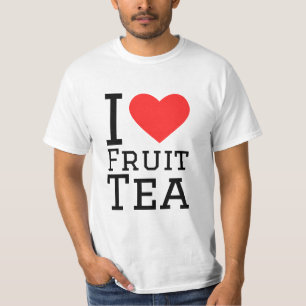 Camiseta Eu adoro chá de fruta