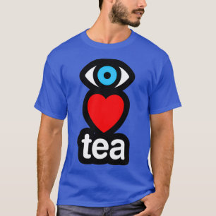 Camiseta Eu adoro chá vertical