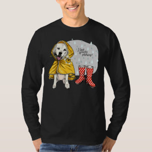 Camiseta Eu adoro Chás Primavera Brancos Labrador Retriever