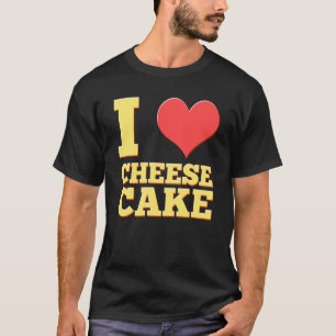Camiseta Eu Adoro Cheesecake Comida Graham Crust Enxerts Ch