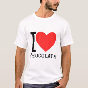 Camiseta Eu adoro chocolate