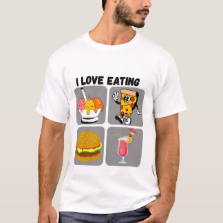 Camiseta Eu Adoro Comer