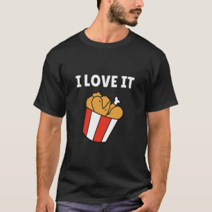 Camiseta Eu adoro comer frango