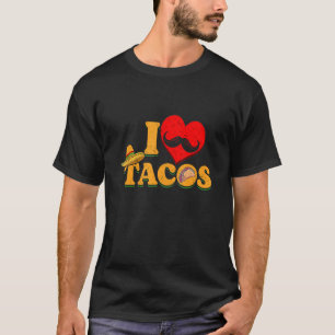 Camiseta Eu Adoro Comer Tacos Deliciosos Tacos Mexicanos Di