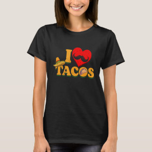 Camiseta Eu Adoro Comer Tacos Deliciosos Tacos Mexicanos Di