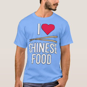 Camiseta Eu adoro Comida chinesa