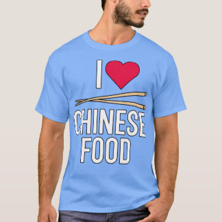 Camiseta Eu adoro Comida chinesa