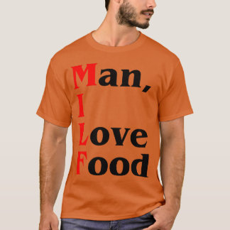 Camiseta EU ADORO COMIDA engraçado