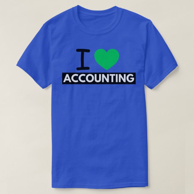 Camiseta Eu Adoro Contabilidade 22 (Frente do Design)