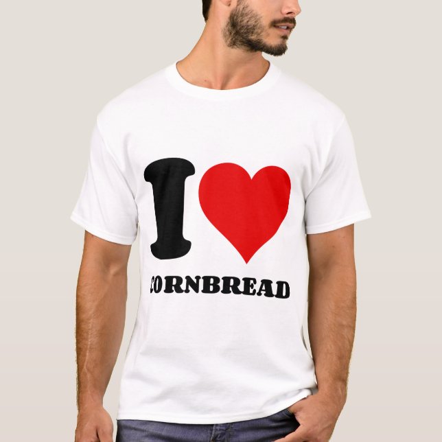 CAMISETA EU ADORO CORNBREAD (Frente)