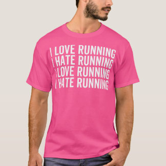 Camiseta Eu Adoro Correr Eu Odeio Correr