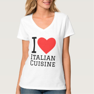 Camiseta Eu adoro cozinha italiana