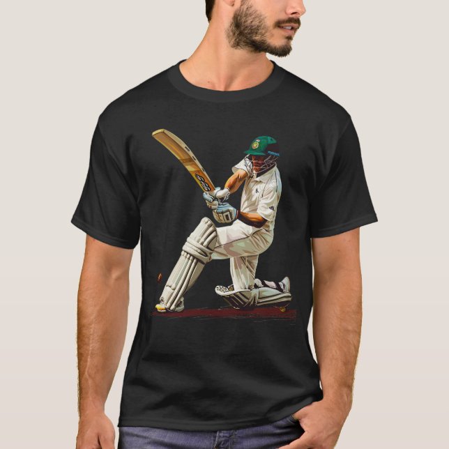 Camiseta Eu adoro Cricket Digital Art (Frente)