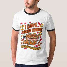 Camiseta Eu Adoro Curdas De Queijo!