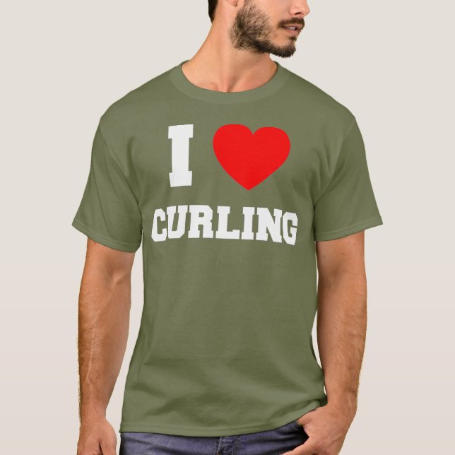 Camiseta Eu Adoro Curling (Frente)