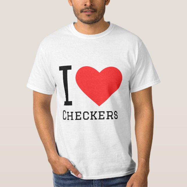 Camiseta Eu adoro damas (Frente)