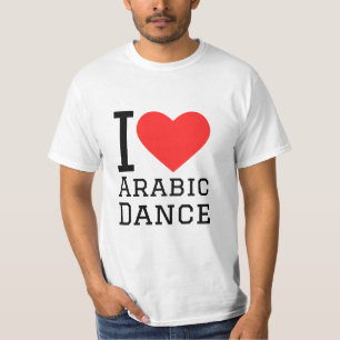Camiseta Eu adoro dança árabe