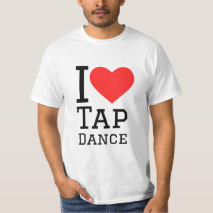 Camiseta Eu adoro dança da torneira