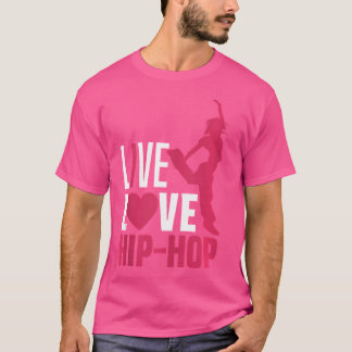 Camiseta Eu Adoro Dança Hip Hop Breakdace Breakdancer Engra
