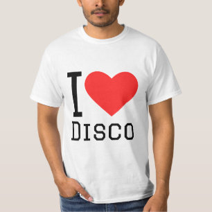 Camiseta Eu adoro disco