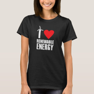 Camiseta Eu adoro energia renovável