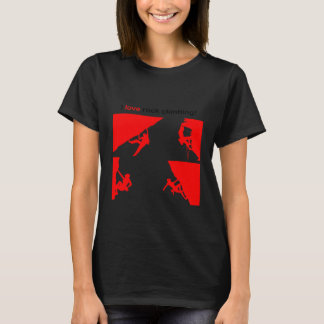 Camiseta Eu adoro escaladores de rock incríveis
