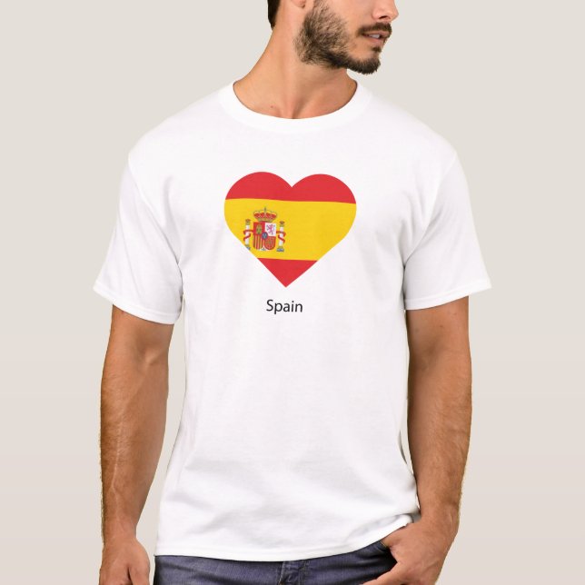 Camiseta Eu adoro Espanha (Frente)