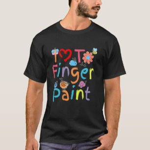 Camiseta Eu Adoro Fazer Arte de São Valentim Engraçada com