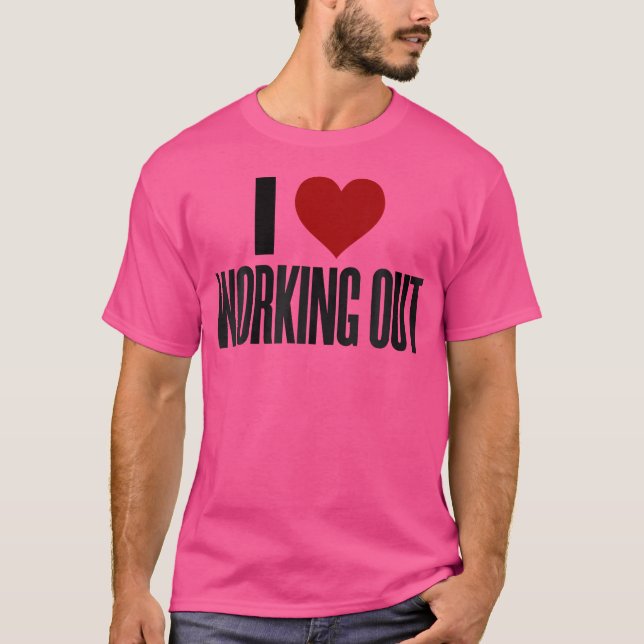 Camiseta Eu Adoro Fazer Bomba Levantando Montagem (Frente)