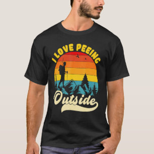 Camiseta Eu Adoro Fazer Xixi Fora Da Vintage.