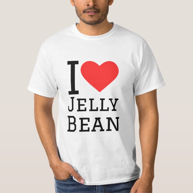 Camiseta Eu adoro feijão gelado (Frente)
