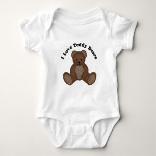 Camiseta Eu adoro Felpudo de Ursos de Teddy Criança